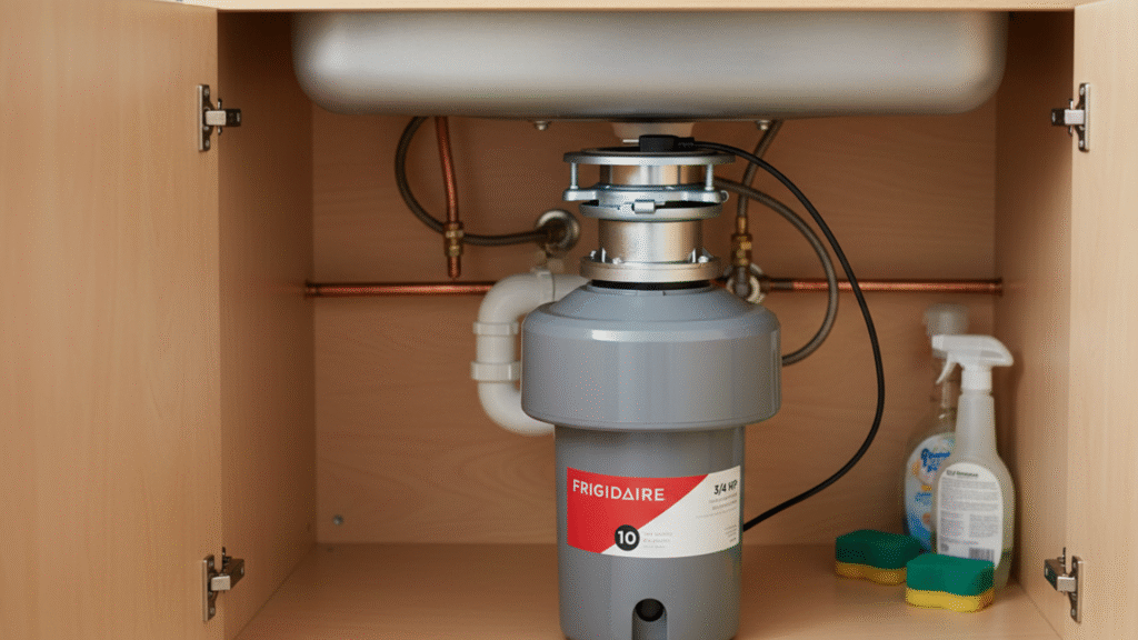 functional clean garbage disposal